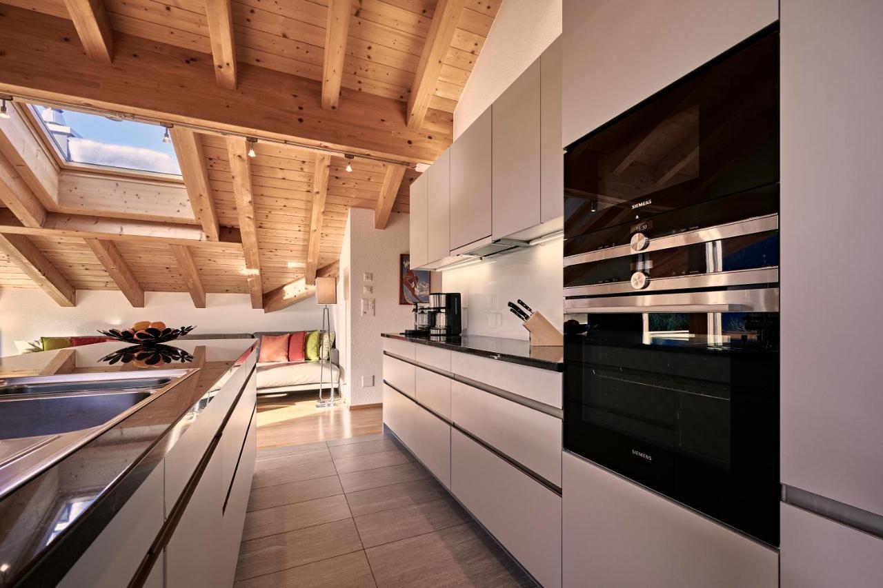 Chalet Bergfrieden Penthouse Wengen Exterior photo